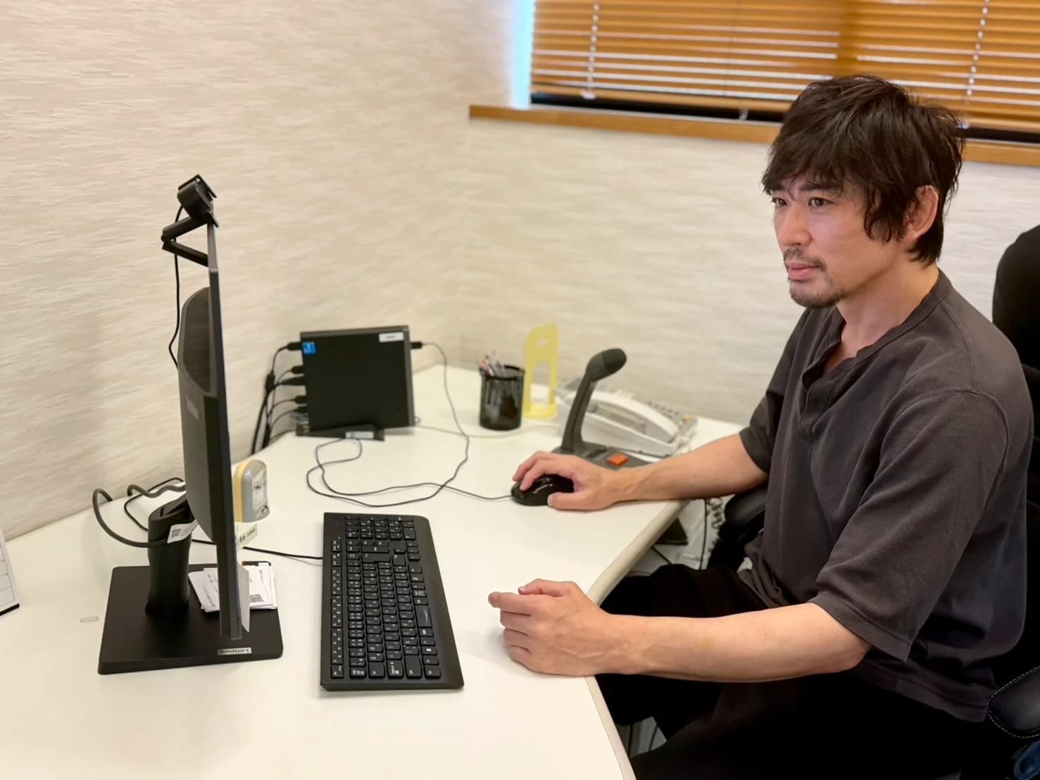医師による診察の様子